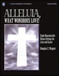 Alleluia, What Wondrous Love Handbell sheet music cover
